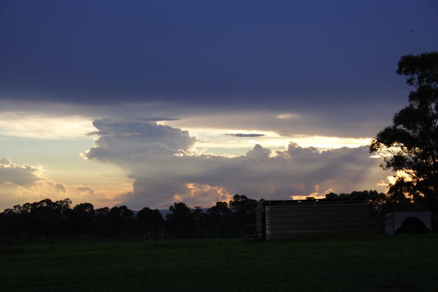 thunderstorm cumulonimbus_incus : Schofields, NSW   22 February 2007