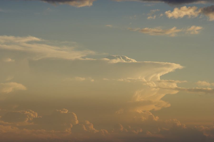 anvil thunderstorm_anvils : Schofields, NSW   22 February 2007