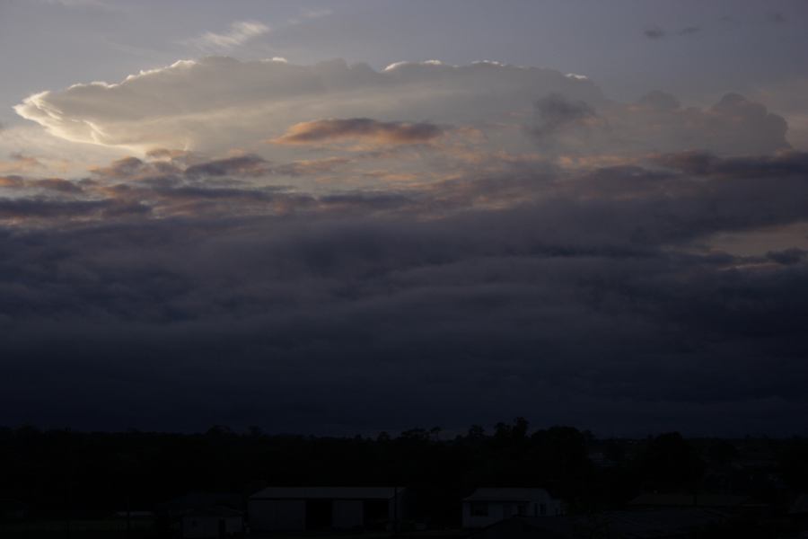 thunderstorm cumulonimbus_incus : Schofields, NSW   25 February 2007