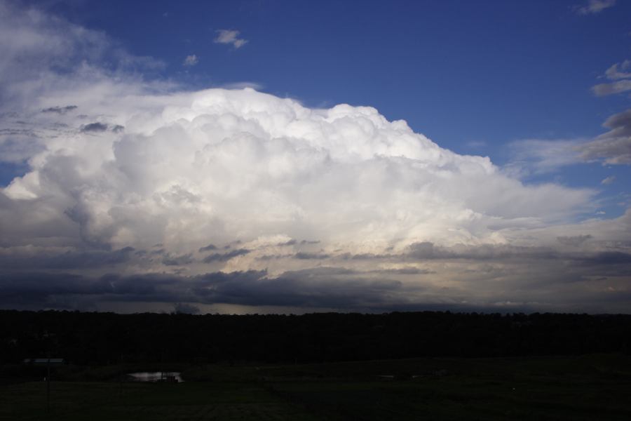 thunderstorm cumulonimbus_incus : Schofields, NSW   28 February 2007