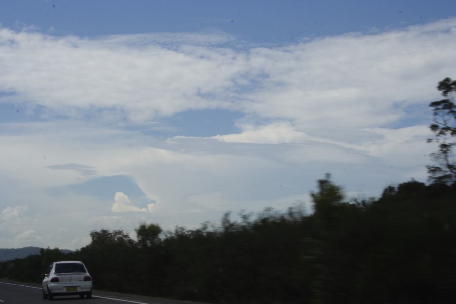 thunderstorm cumulonimbus_incus : near Cooronbong, NSW   4 March 2007