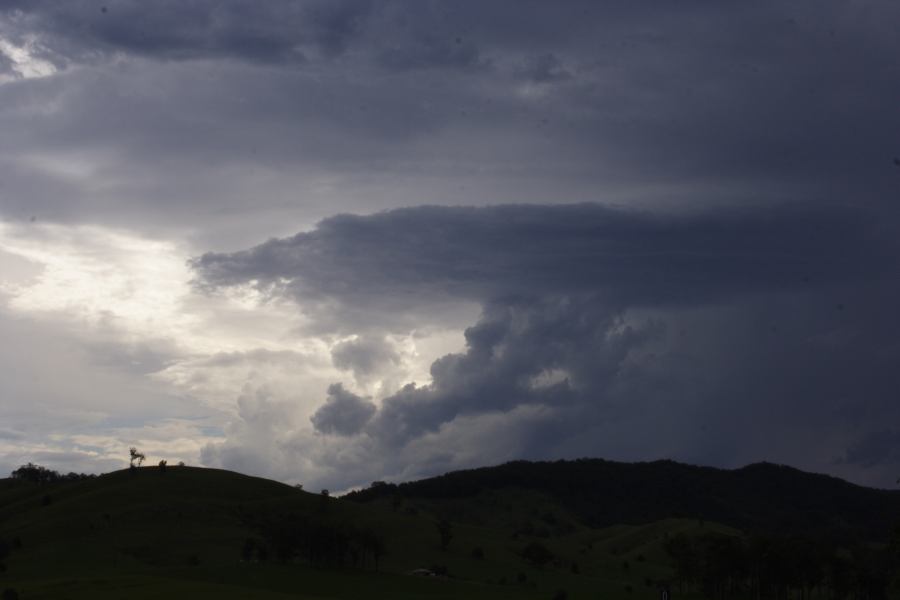 cumulonimbus thunderstorm_base : N of Stroud, NSW   4 March 2007