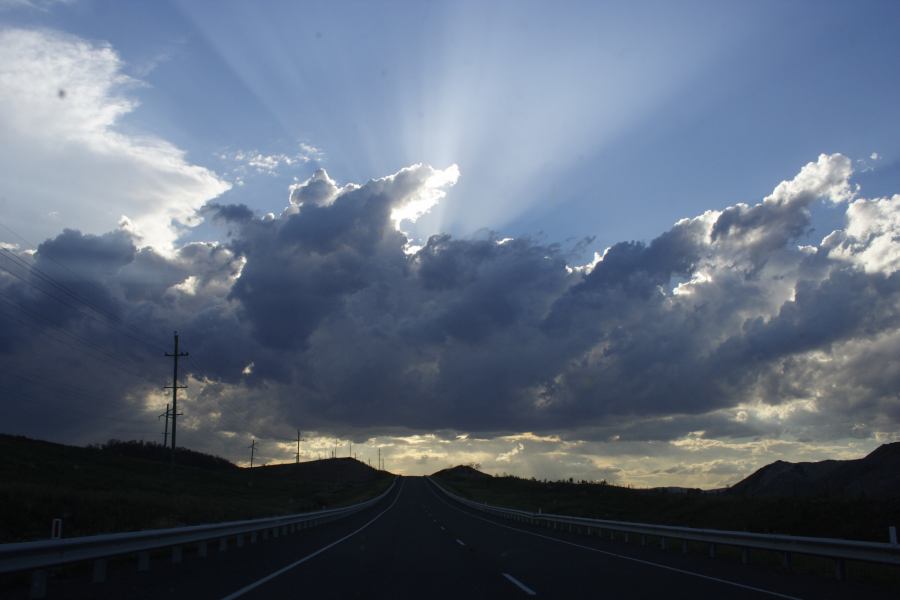 halosundog halo_sundog_crepuscular_rays : near Bulga, NSW   4 March 2007