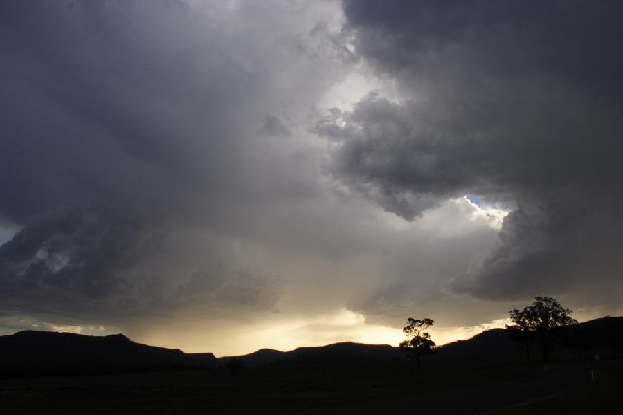 cumulonimbus thunderstorm_base : near Bulga, NSW   4 March 2007