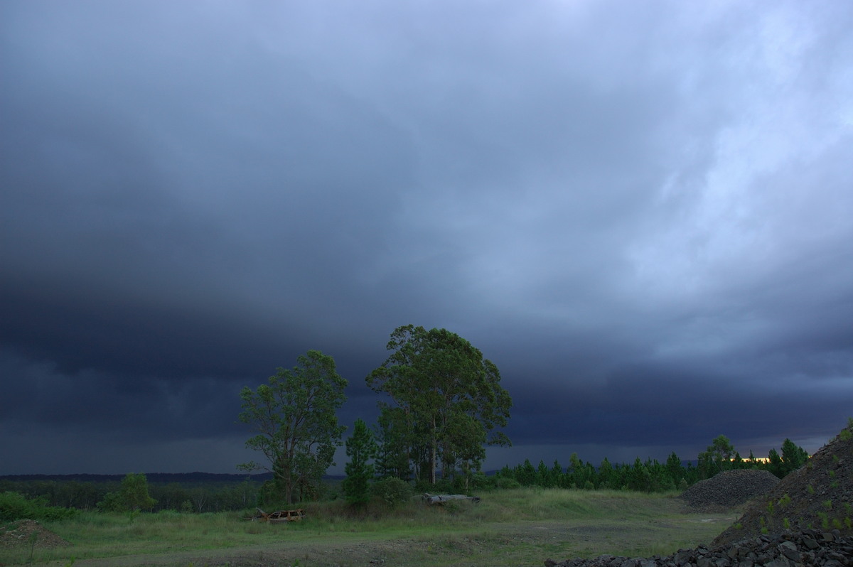 cumulonimbus thunderstorm_base : Whiporie, NSW   5 March 2007