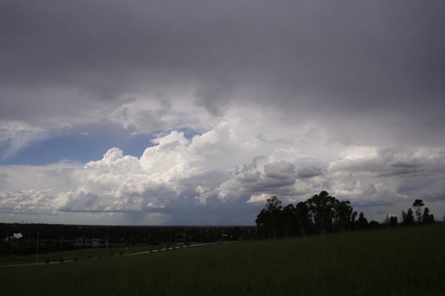 thunderstorm cumulonimbus_calvus : Rooty Hill, NSW   8 March 2007