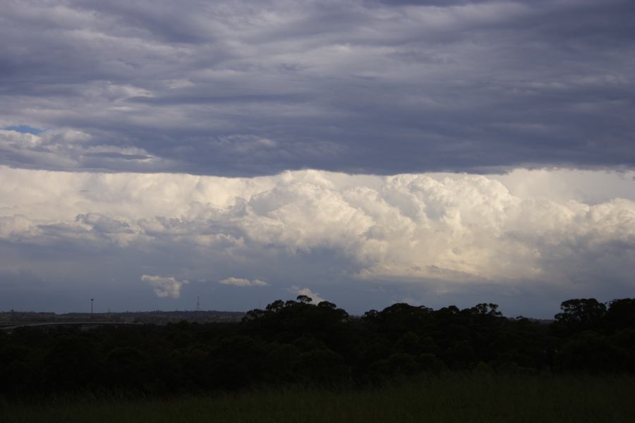 thunderstorm cumulonimbus_incus : Rooty Hill, NSW   8 March 2007