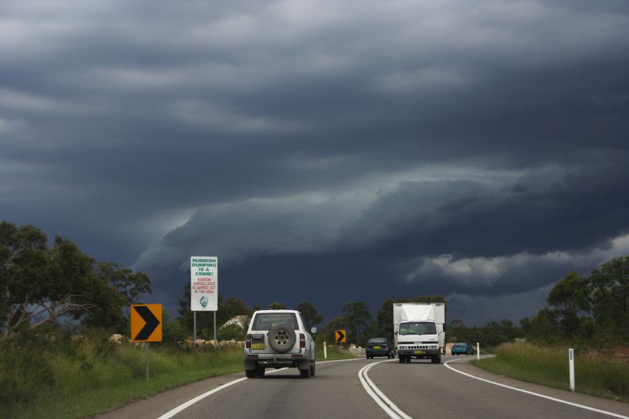 cumulonimbus thunderstorm_base : near Heathcote, NSW   8 March 2007