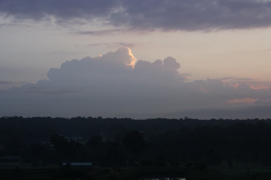 thunderstorm cumulonimbus_calvus : Schofields, NSW   4 April 2007