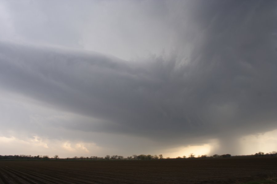 cumulonimbus thunderstorm_base : Granada, Colorado, USA   21 April 2007