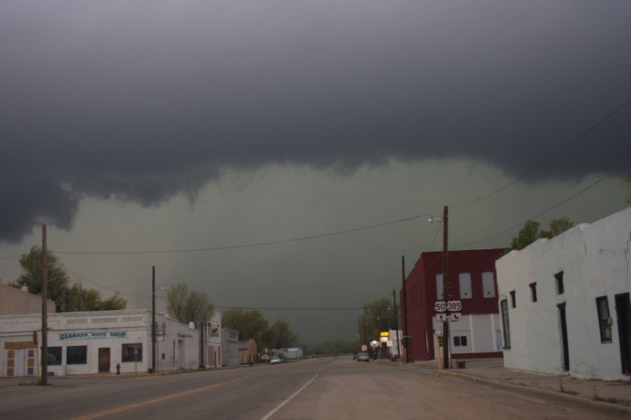 cumulonimbus supercell_thunderstorm : Granada, Colorado, USA   21 April 2007