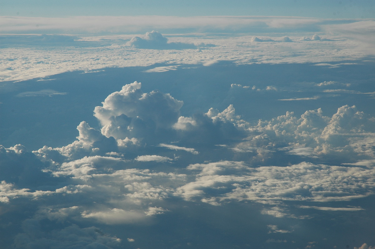 cumulus congestus : Hobart to Sydney, TAS   22 April 2007