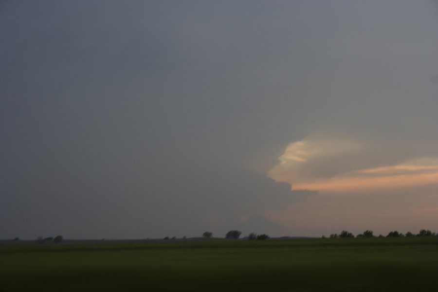 cumulonimbus supercell_thunderstorm : NE of Woodward, Oklahoma, USA   4 May 2007