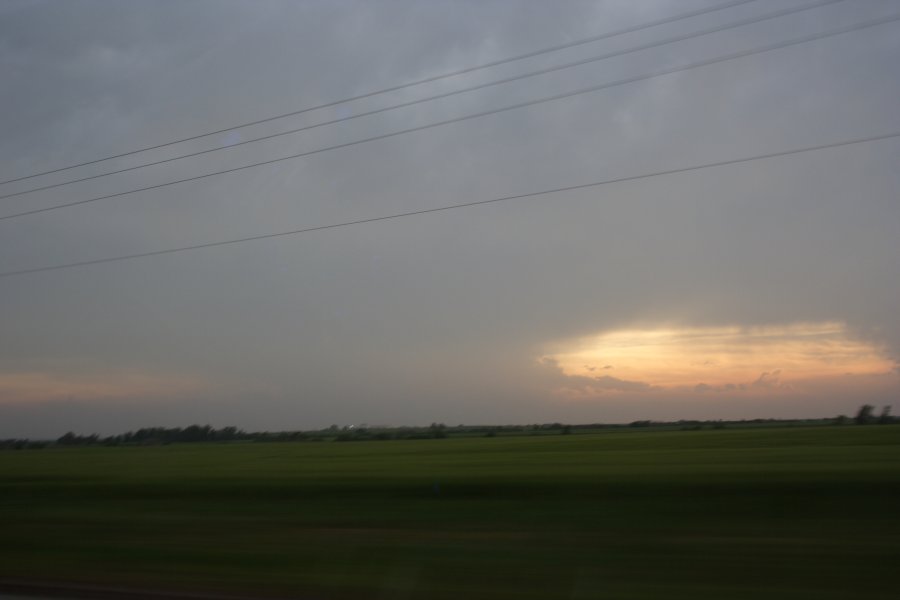 cumulonimbus thunderstorm_base : NE of Woodward, Oklahoma, USA   4 May 2007