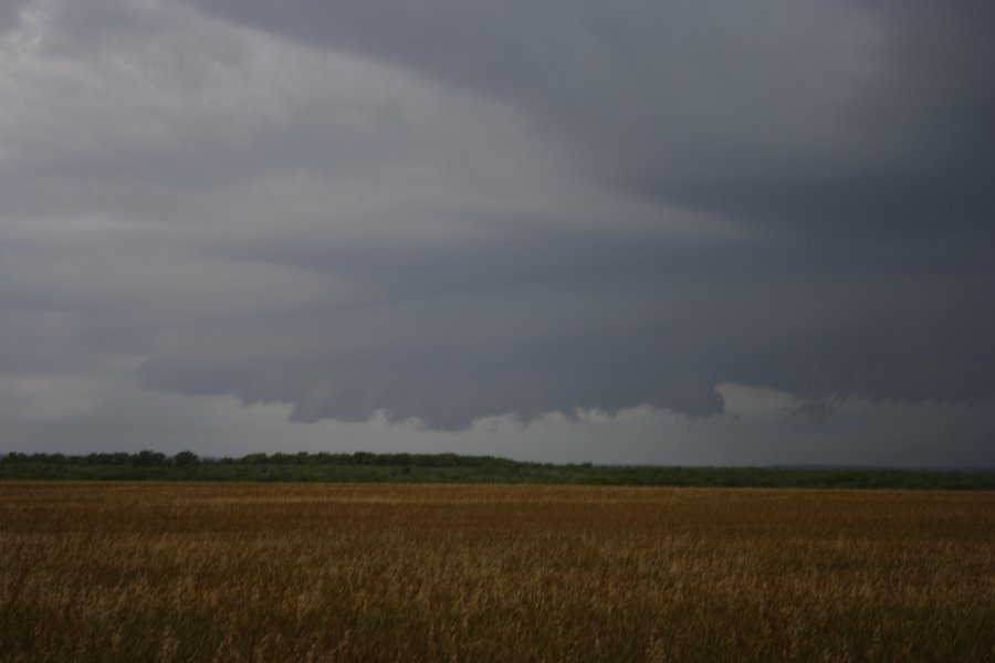 wallcloud thunderstorm_wall_cloud : E of Seymour, Texas, USA   8 May 2007