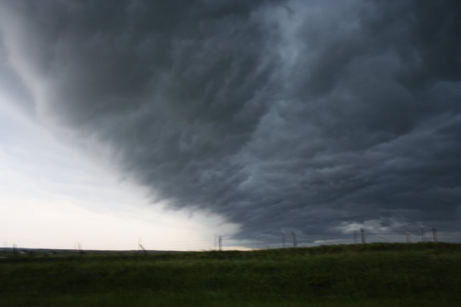 shelfcloud shelf_cloud : near Vashti, Texas, USA   8 May 2007