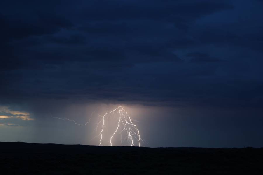 lightning lightning_bolts : Pine Haven, Wyoming, USA   18 May 2007