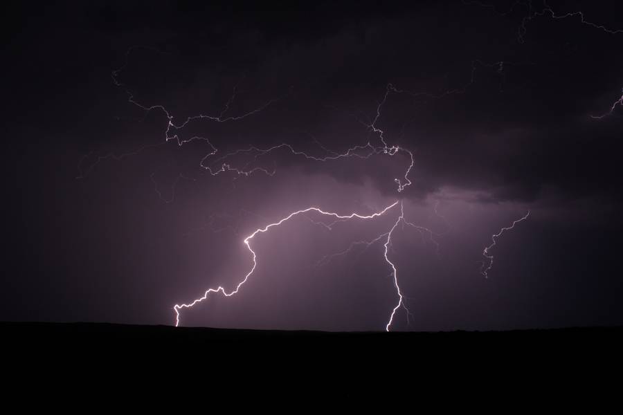 lightning lightning_bolts : Pine Haven, Wyoming, USA   18 May 2007