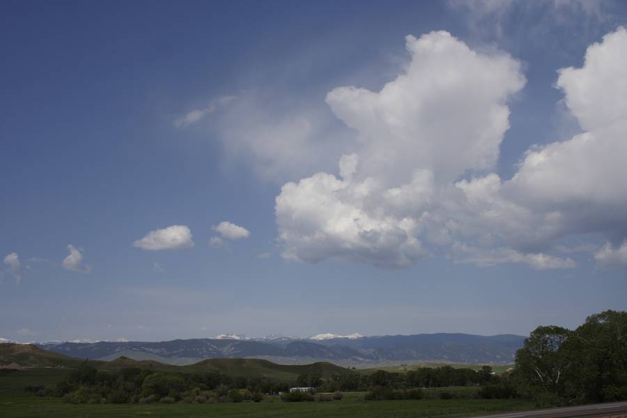 cumulus congestus : N of Buffalo, Wyoming, USA   19 May 2007