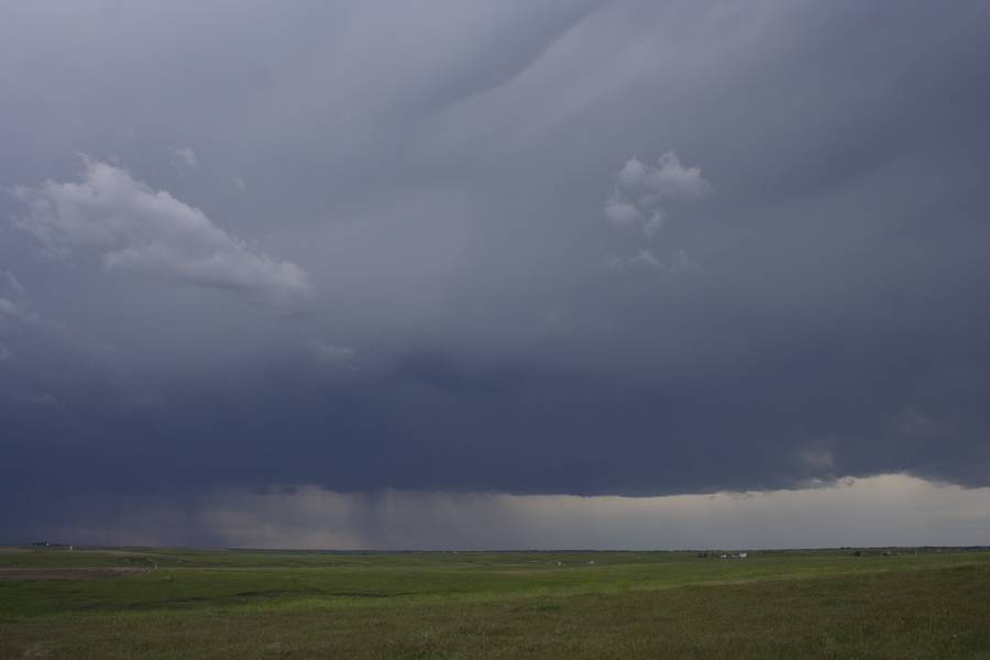 cumulonimbus thunderstorm_base : S of Chadron, Nebraska, USA   21 May 2007