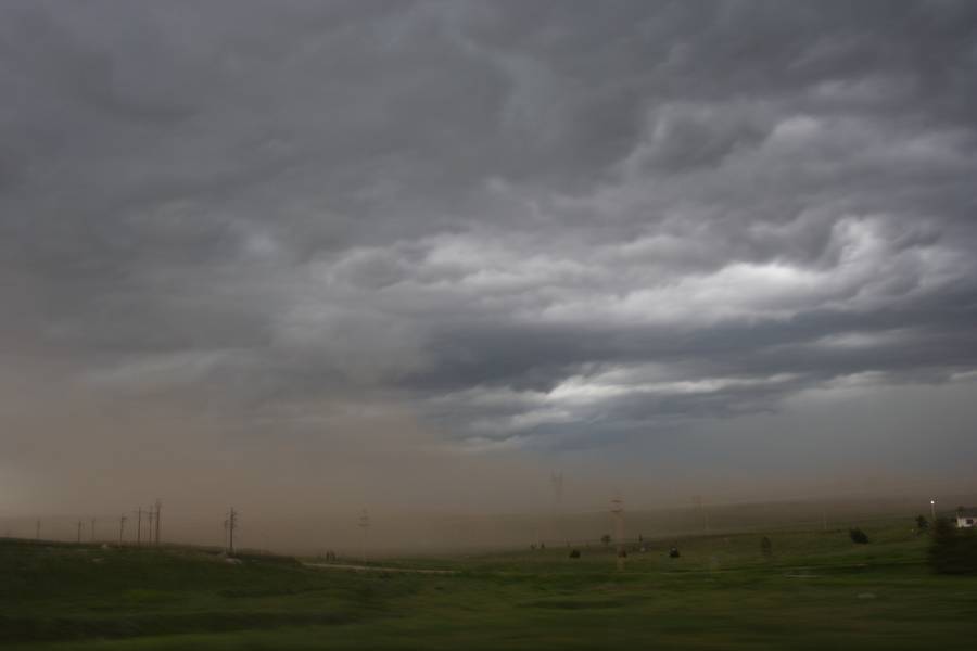 microburst micro_burst : S of Bridgeport, Nebraska, USA   21 May 2007