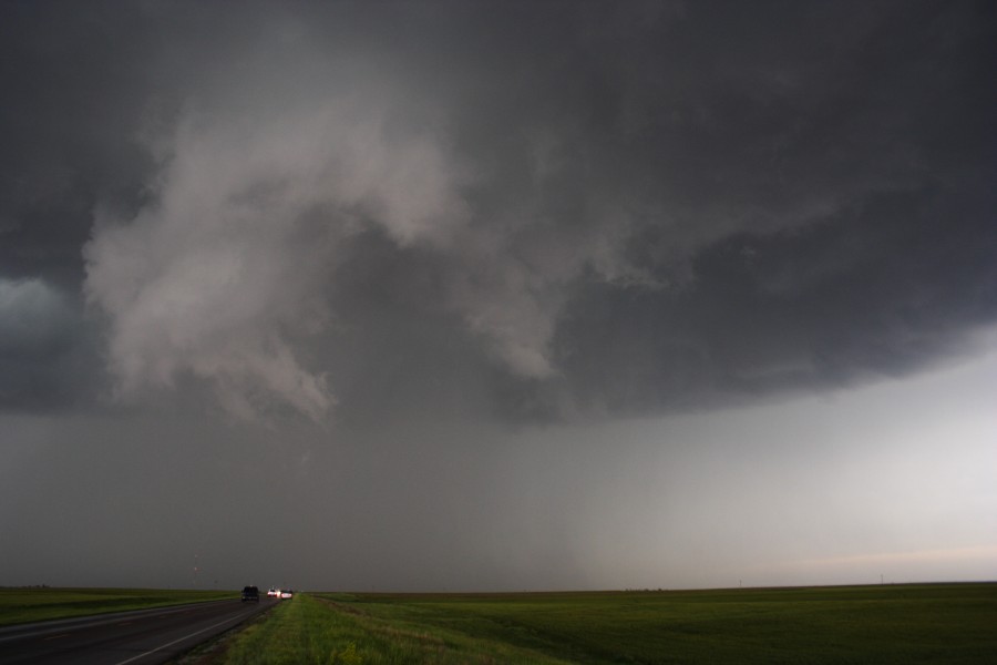 wallcloud thunderstorm_wall_cloud : N of Togo, Kansas, USA   22 May 2007