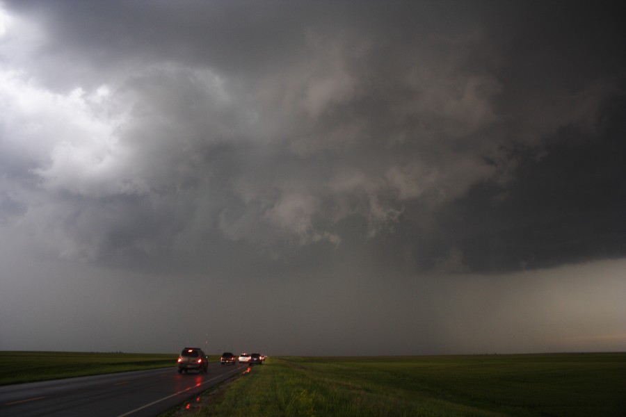 cumulonimbus supercell_thunderstorm : N of Togo, Kansas, USA   22 May 2007