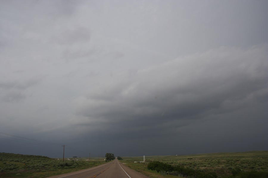 cumulonimbus supercell_thunderstorm : SE of Perryton, Texas, USA   23 May 2007