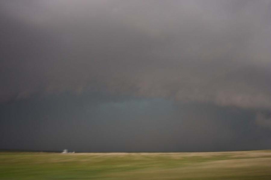 cumulonimbus thunderstorm_base : SE of Perryton, Texas, USA   23 May 2007