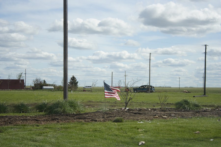 cumulus humilis : near Greensburg, Kansas, USA   24 May 2007