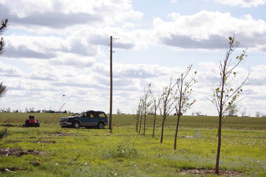 cumulus humilis : near Greensburg, Kansas, USA   24 May 2007