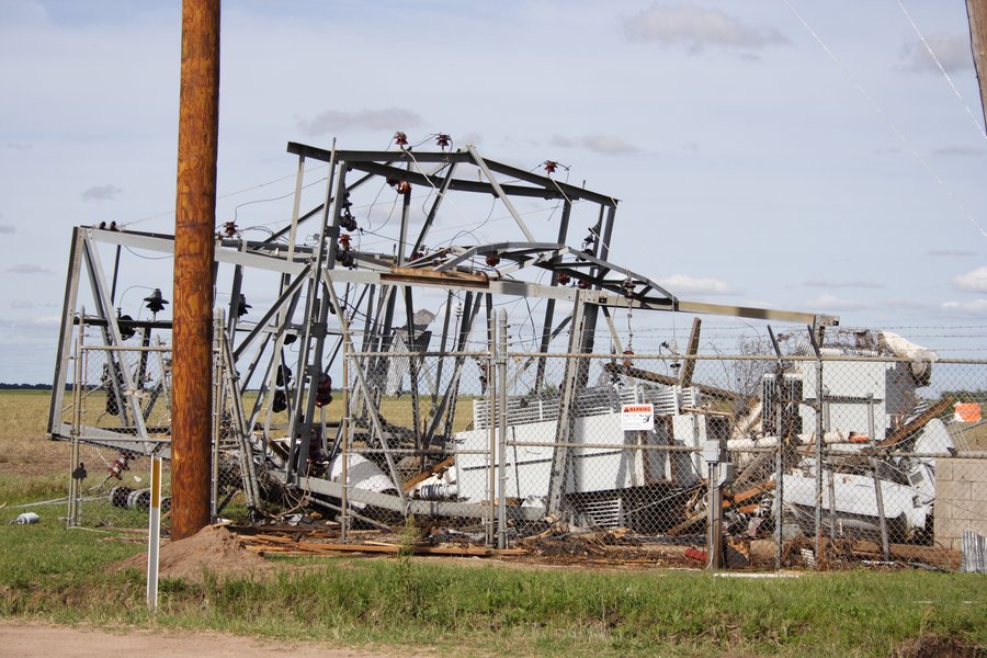 disasters storm_damage : near Greensburg, Kansas, USA   24 May 2007