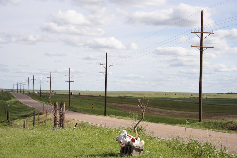 cumulus humilis : near Greensburg, Kansas, USA   24 May 2007