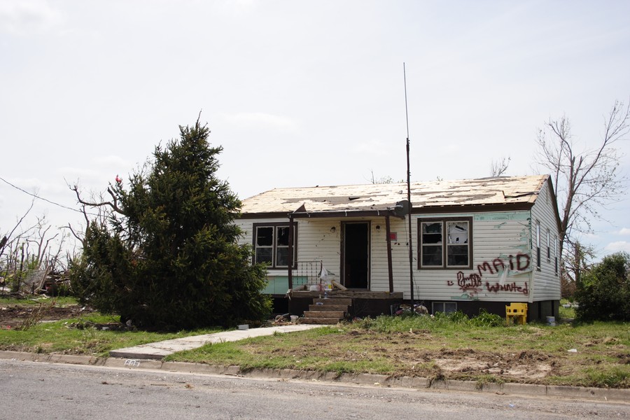 disasters storm_damage : Greensburg, Kansas, USA   25 May 2007