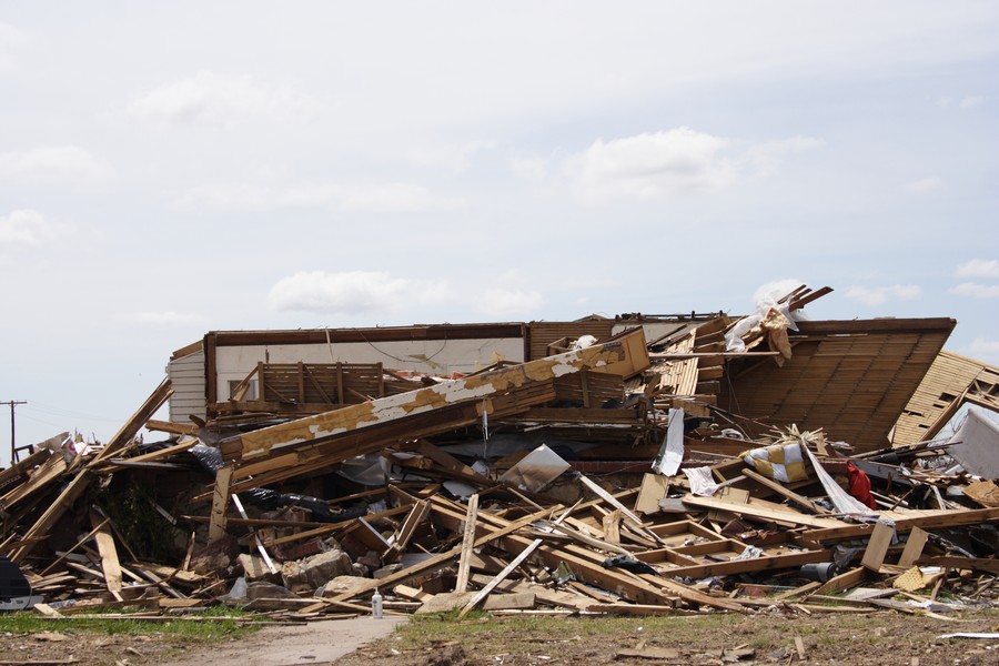 disasters storm_damage : Greensburg, Kansas, USA   25 May 2007