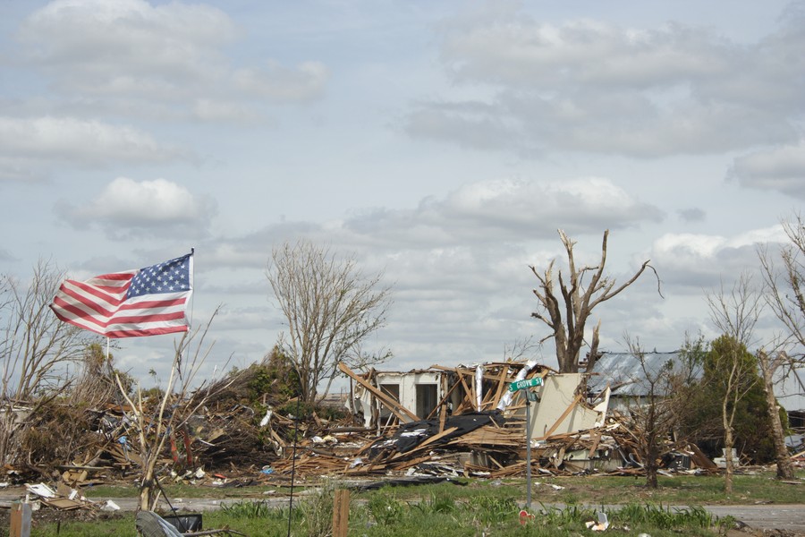 disasters storm_damage : Greensburg, Kansas, USA   25 May 2007