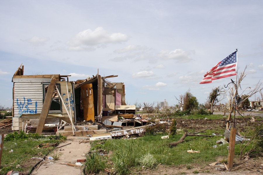 disasters storm_damage : Greensburg, Kansas, USA   25 May 2007