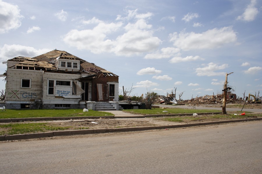 disasters storm_damage : Greensburg, Kansas, USA   25 May 2007