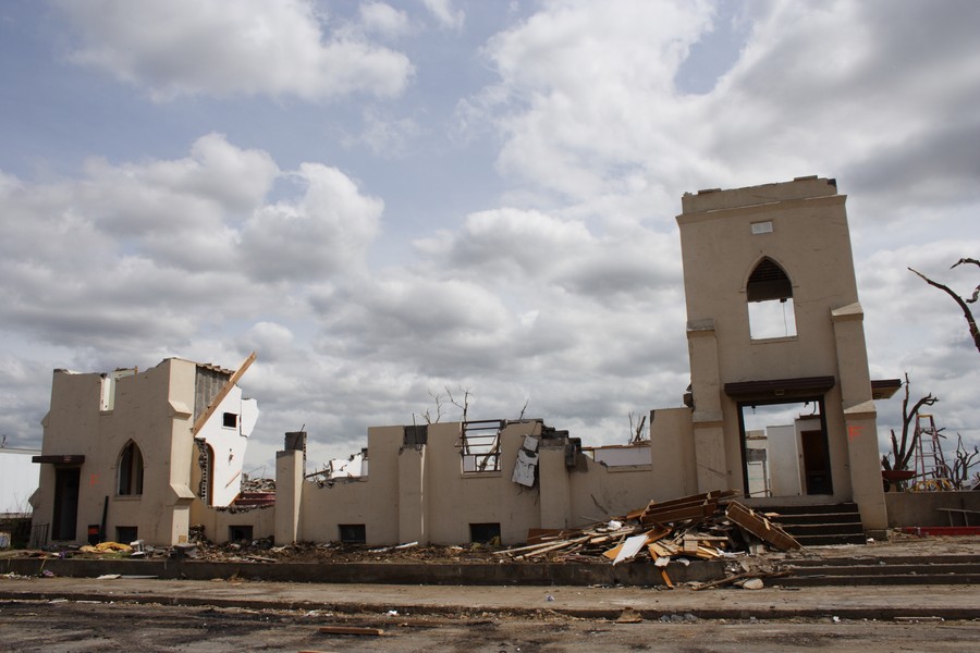 disasters storm_damage : Greensburg, Kansas, USA   25 May 2007