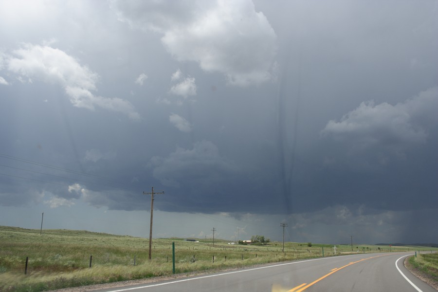 cumulonimbus thunderstorm_base : S of Holyoke, Colorado, USA   27 May 2007