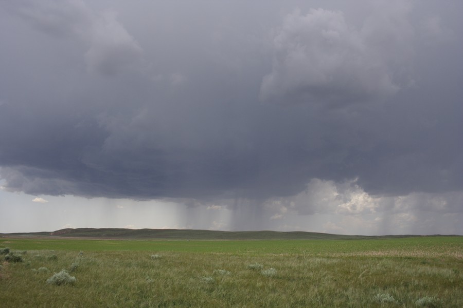 cumulonimbus thunderstorm_base : S of Holyoke, Colorado, USA   27 May 2007