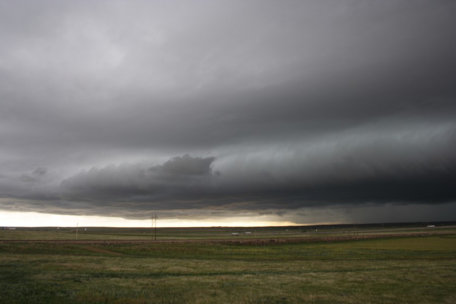 shelfcloud shelf_cloud : E of Limon, Colorado, USA   29 May 2007