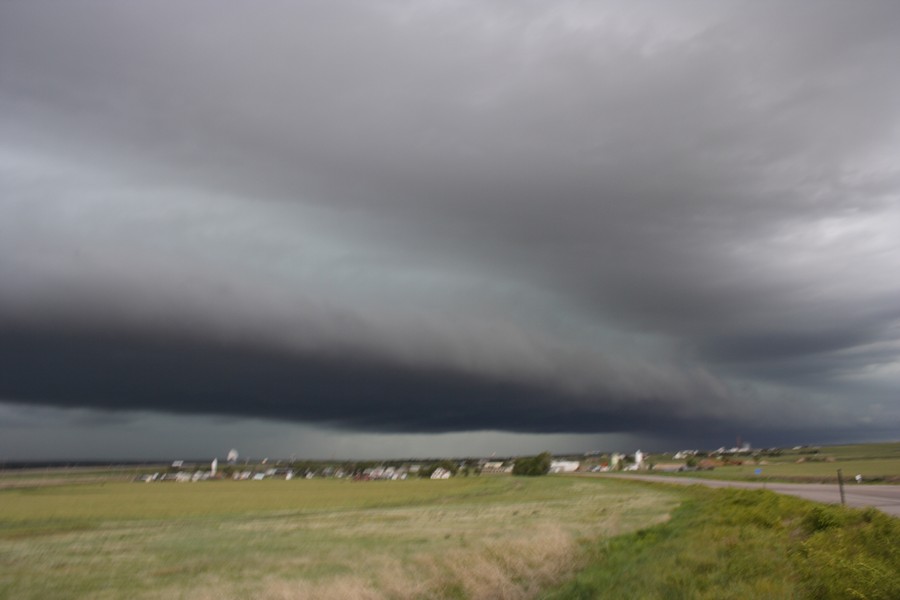 shelfcloud shelf_cloud : E of Limon, Colorado, USA   29 May 2007