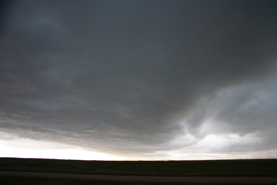 cumulonimbus thunderstorm_base : Arriba, Colorado, USA   29 May 2007
