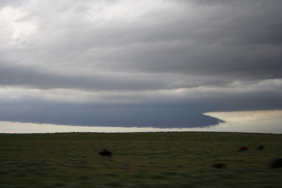 cumulonimbus thunderstorm_base : N of Eads, Colorado, USA   29 May 2007