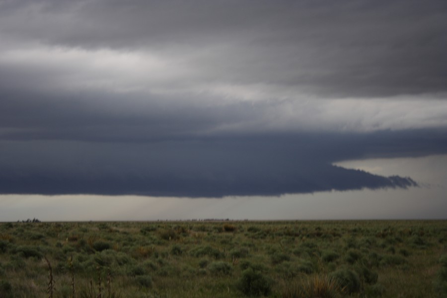 cumulonimbus thunderstorm_base : N of Eads, Colorado, USA   29 May 2007
