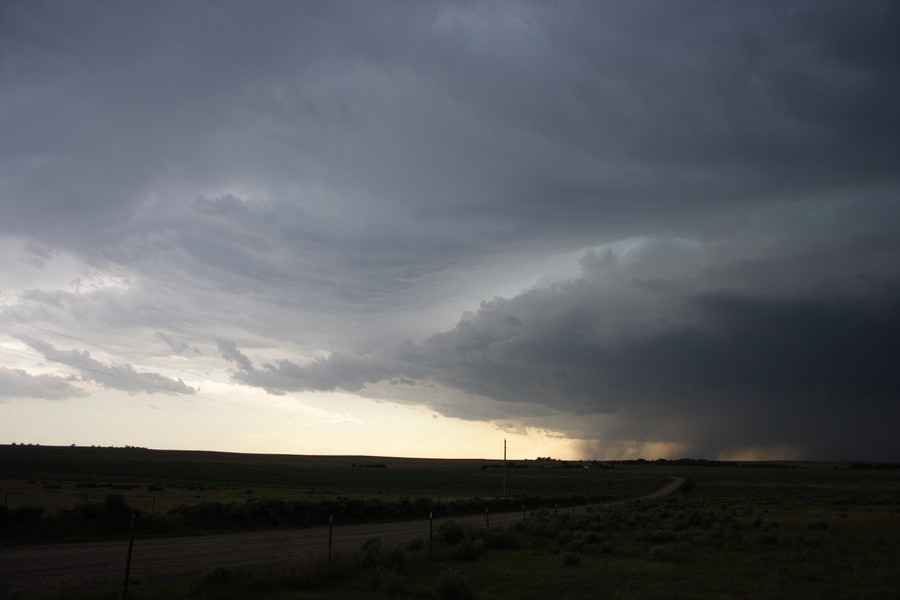 cumulonimbus supercell_thunderstorm : ESE of Campo, Colorado, USA   31 May 2007