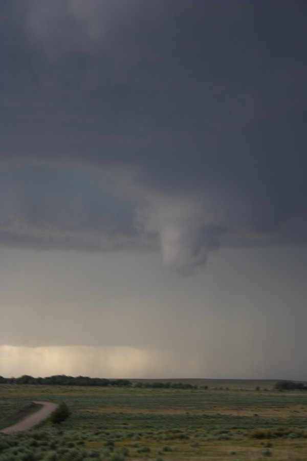 cumulonimbus thunderstorm_base : ESE of Campo, Colorado, USA   31 May 2007