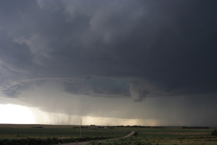 cumulonimbus supercell_thunderstorm : ESE of Campo, Colorado, USA   31 May 2007