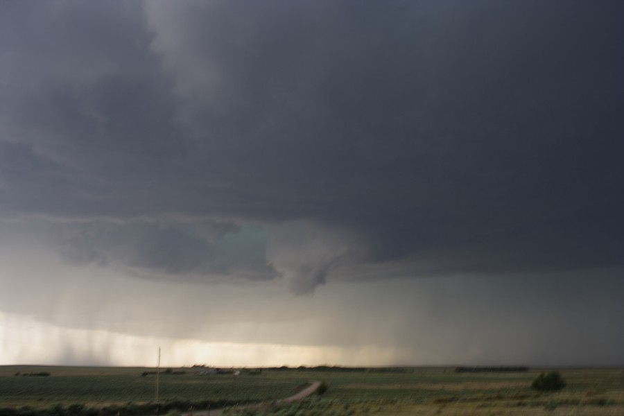 cumulonimbus supercell_thunderstorm : ESE of Campo, Colorado, USA   31 May 2007